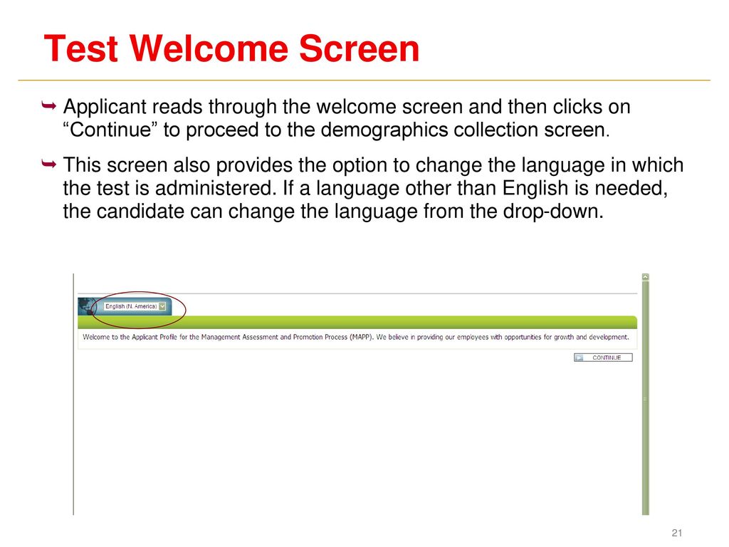 Applicant Profile G A T E Test Administration Training Ups Mapp