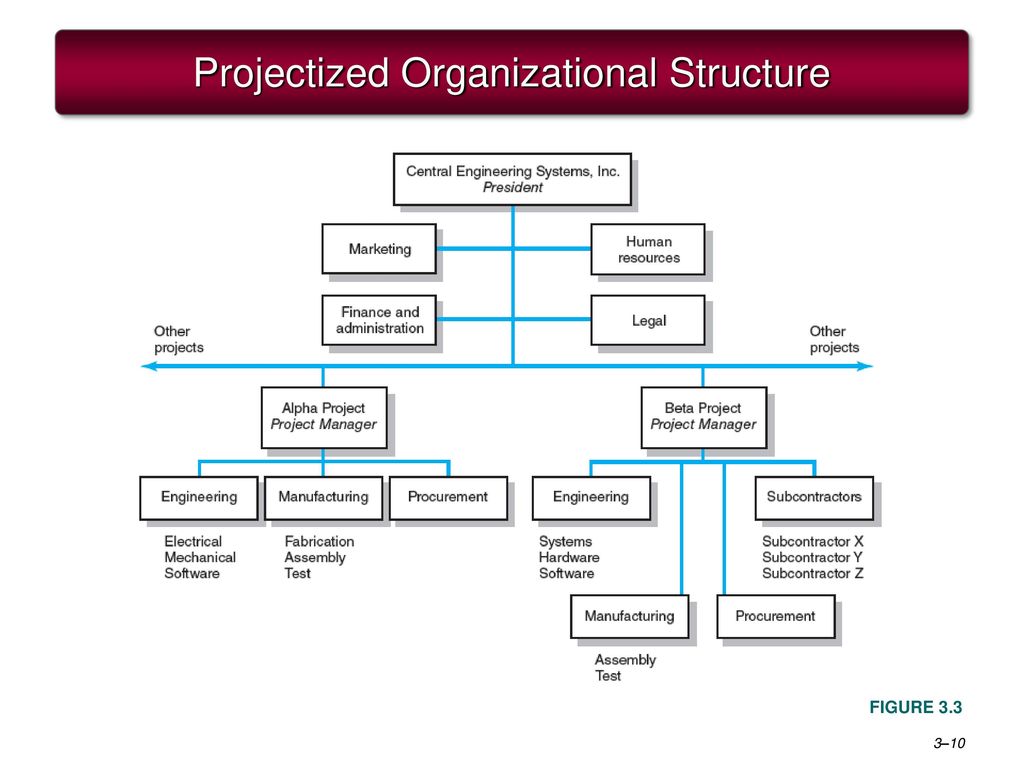 Projectized Organization Chart
