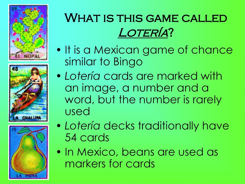 Loteria card 10 Loteria card 10