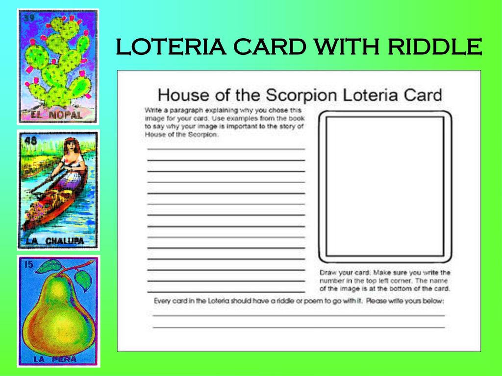 Designing A Loteria Deck With Your Class Ppt Video Online Download