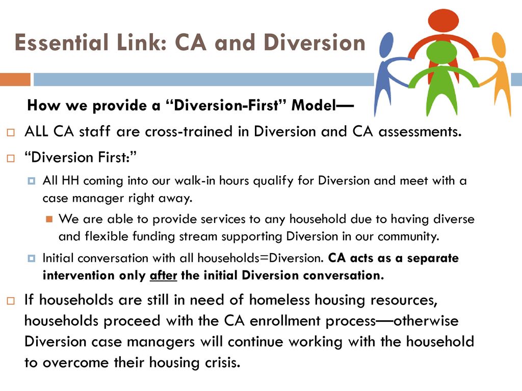 Essential Link: CA and Diversion