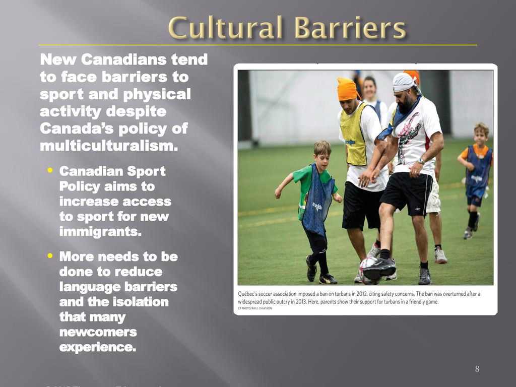 cultural barriers in sport