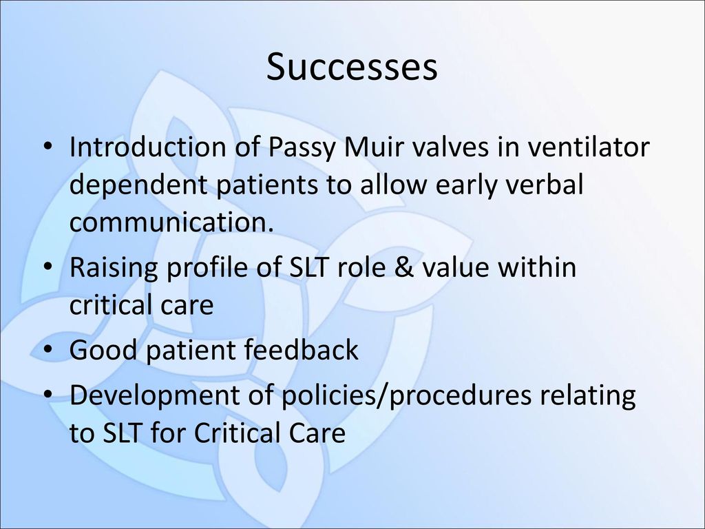 Speech Language Therapy In Critical Care Ppt Download