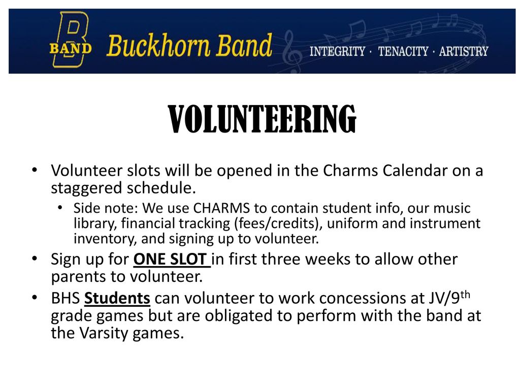 to the BHS BAND Musical and Visual Ensembles! ppt download