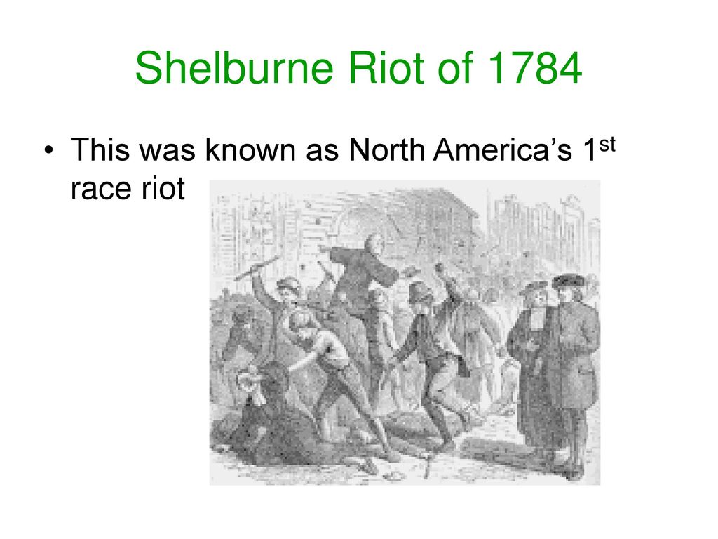 Image result for the shelburne riots of canada