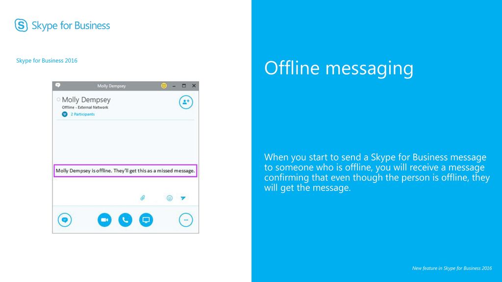 offline with voice messaging skype
