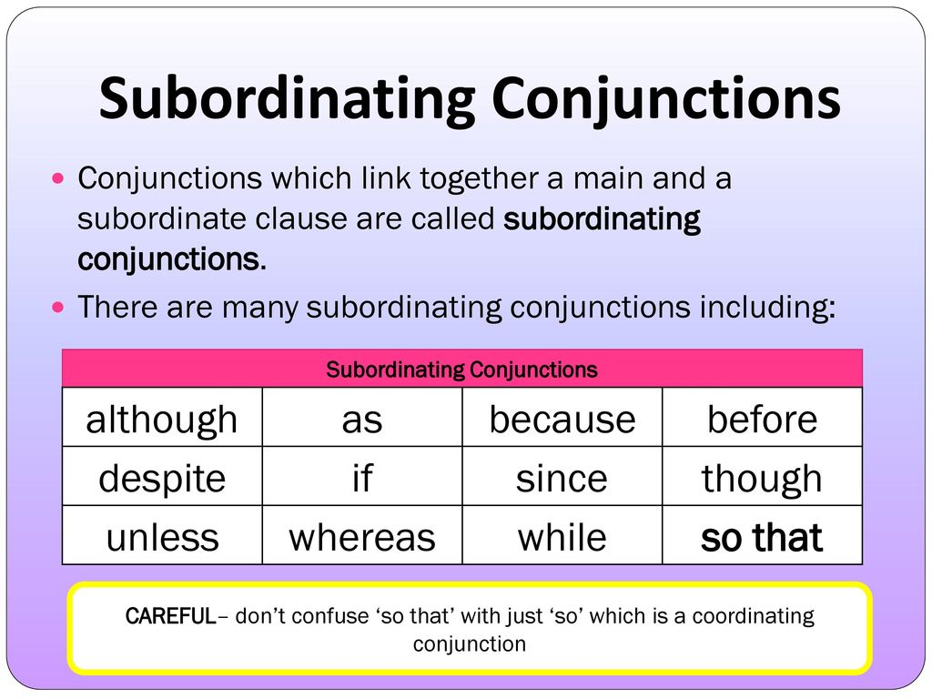 Subordinating conjunctions. Subordinate Clause в английском. Coordinate Clauses что это в английском. Coordinate conjunctions.