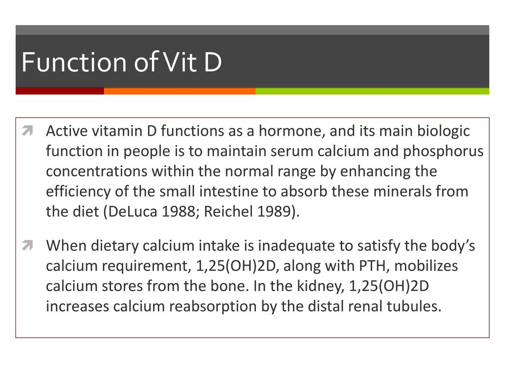 Vitamin D Deficiency And Prevention Ppt Download