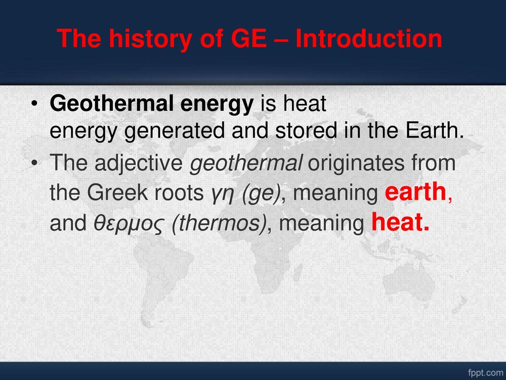 Geothermal Energy in Human History and Culture ppt download