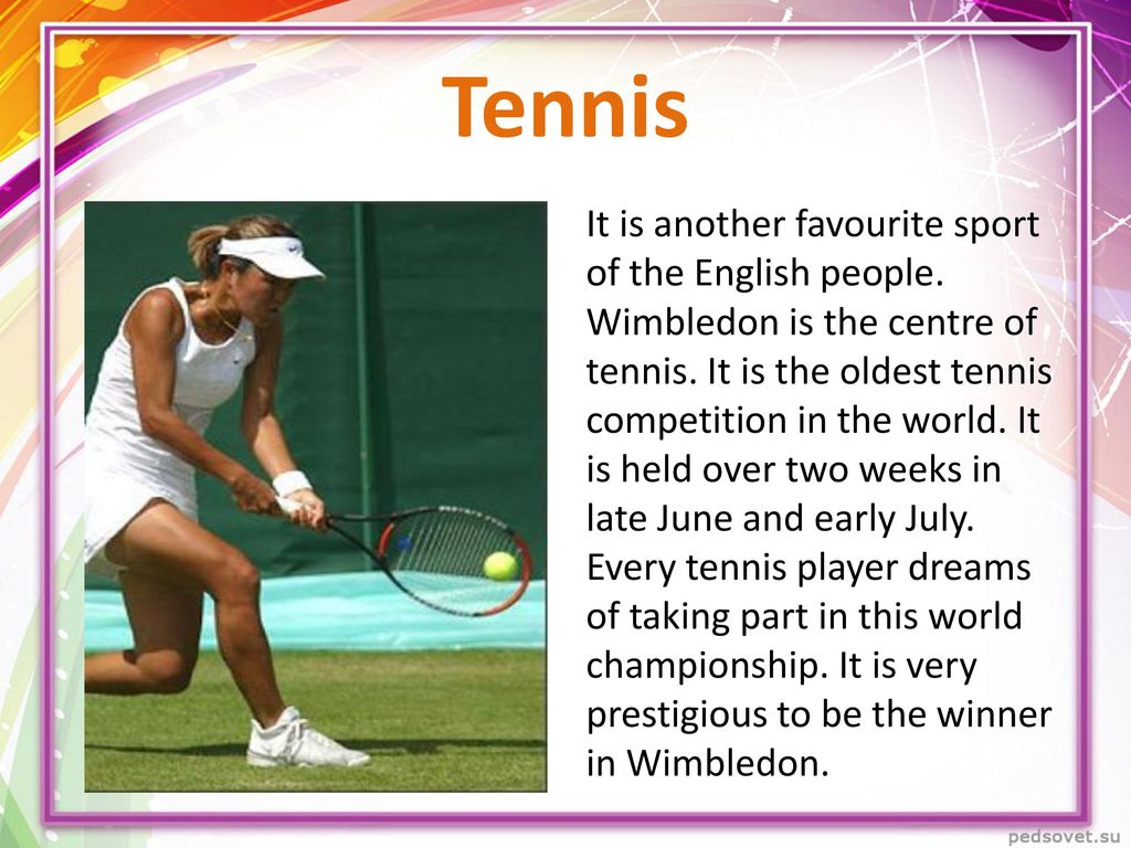 Me favourite sport. Теннис на английском языке. Британский спорт теннис. Спорт на английском языке. Sport тема по английскому.
