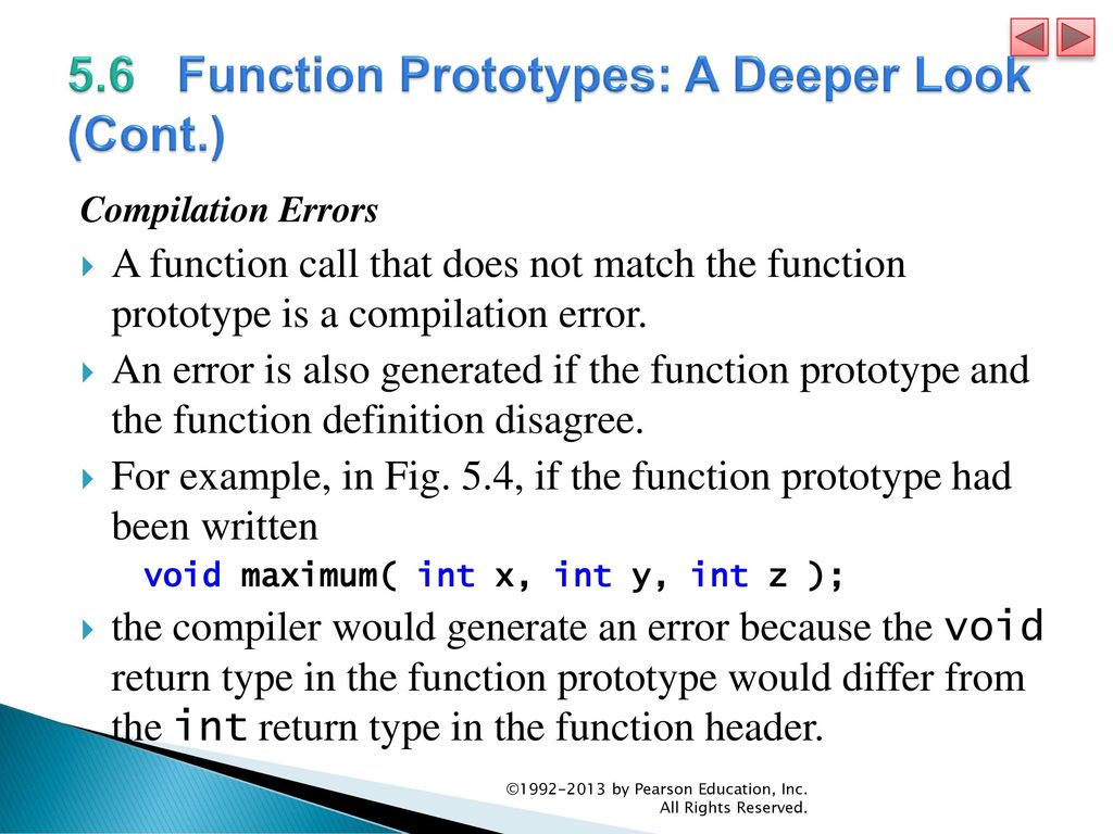 5.6 Function Prototypes: A Deeper Look (Cont.)