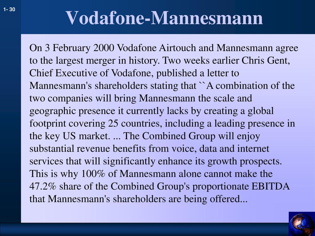 2000: Vodafone Acquires Mannesmann in the Largest Acquisition in History