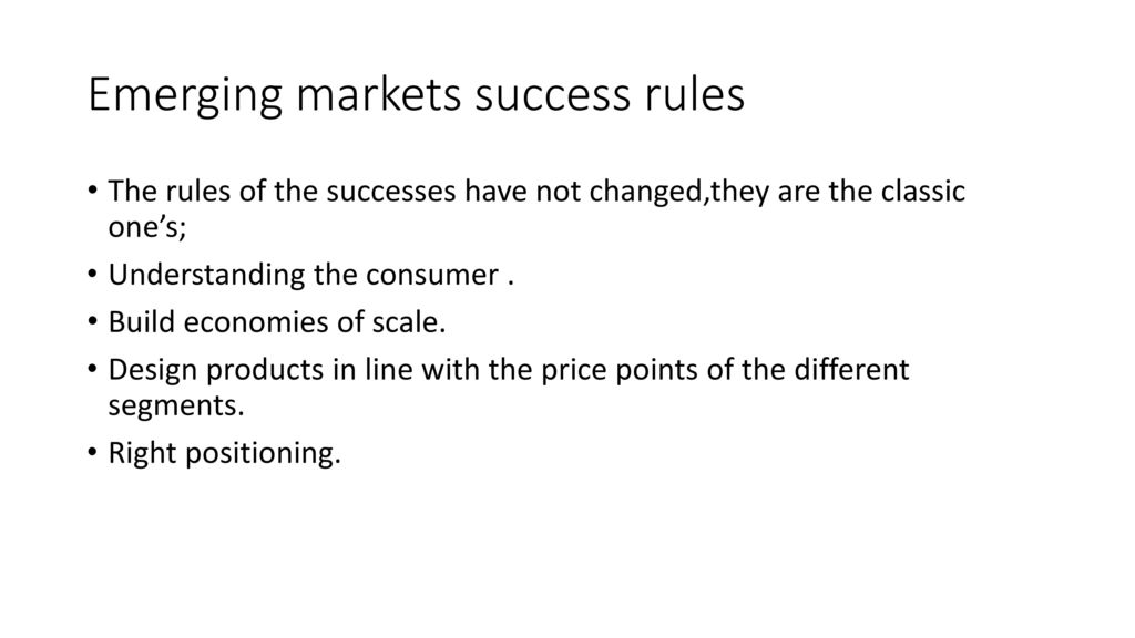 Slides Course Emerging Markets - Ppt Download