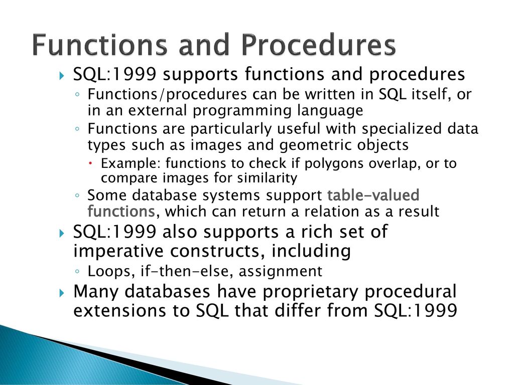 : Advanced SQL. - ppt download