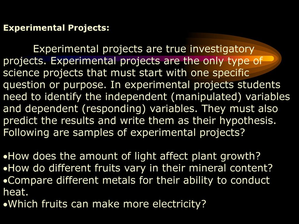 investigatory project introduction example