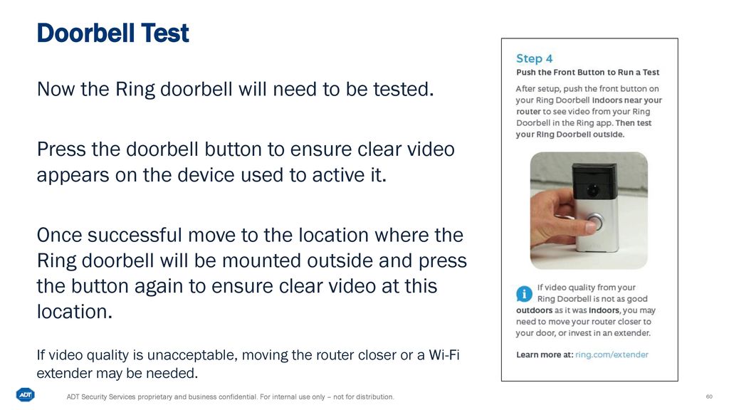 Ring Doorbell Training Ppt Download