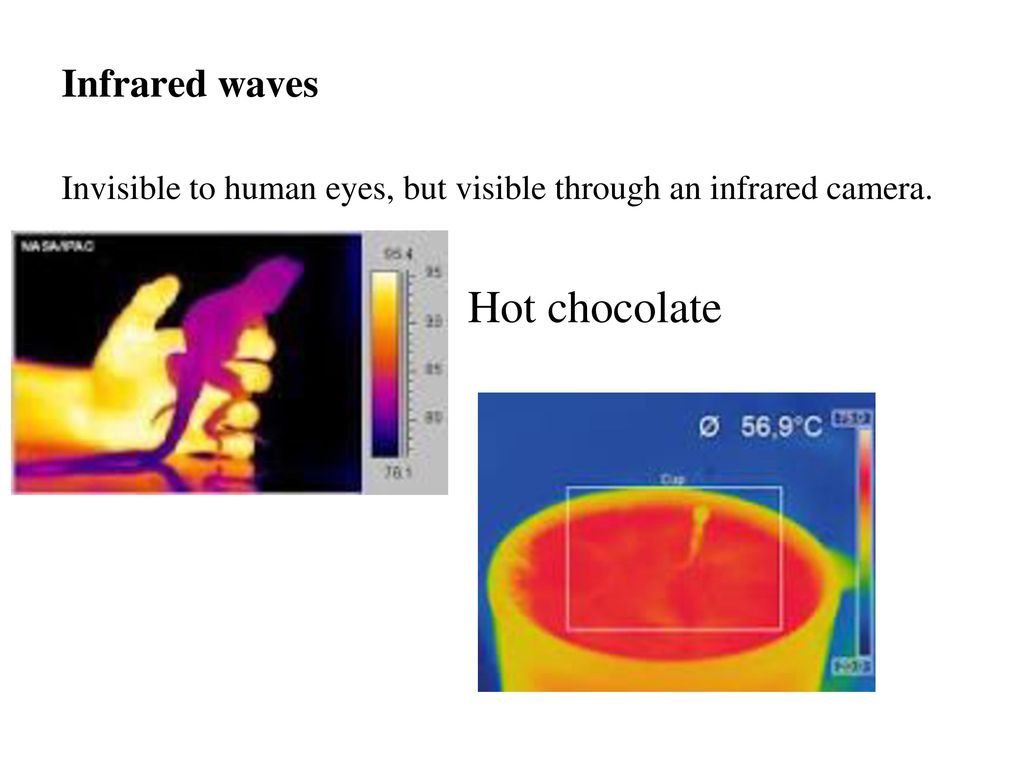 Hot chocolate Infrared waves