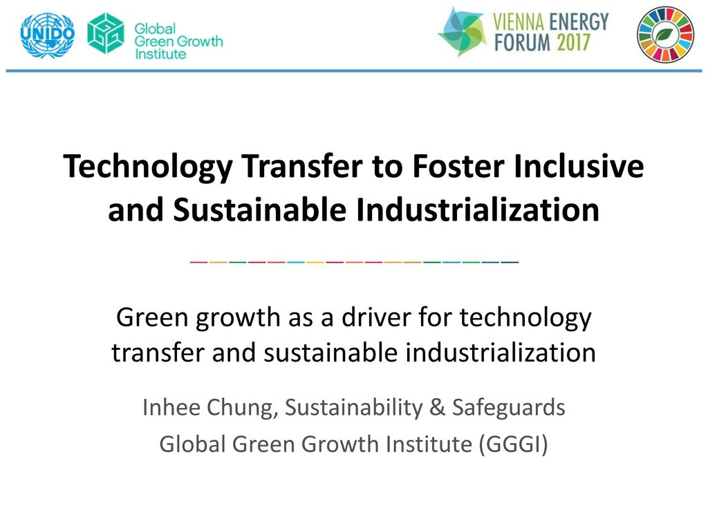 Technology Transfer to Foster Inclusive and Sustainable ...