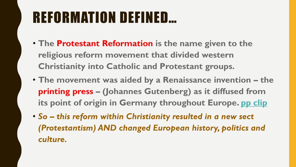 effects of the reformation on europe