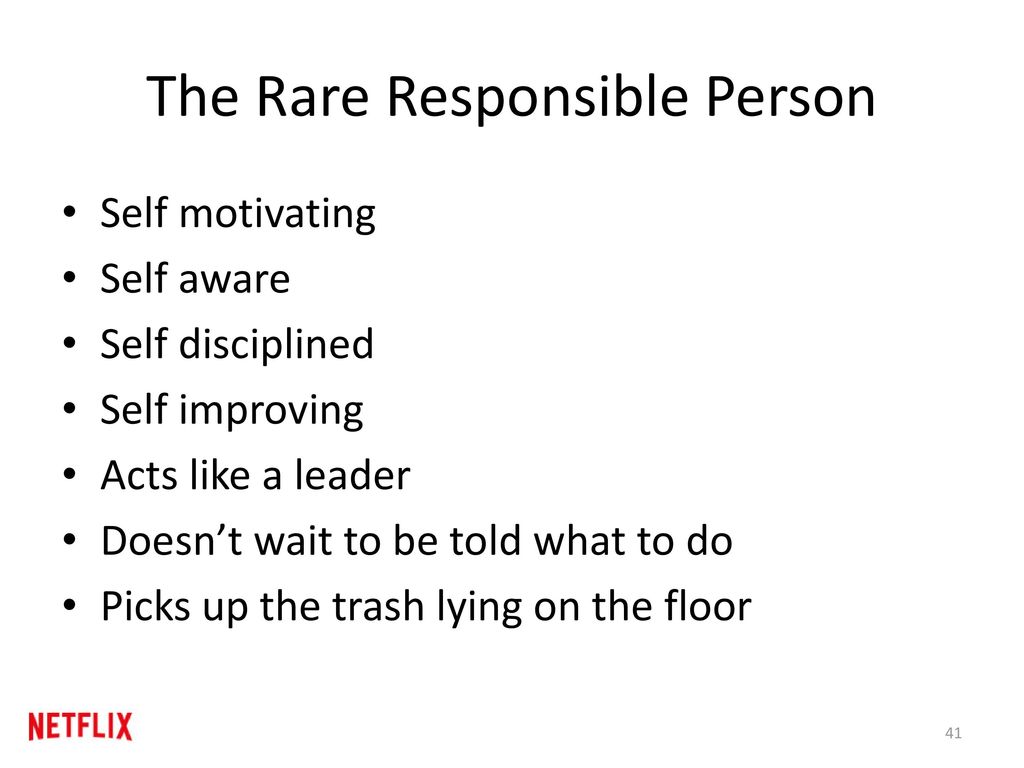 Responsible person