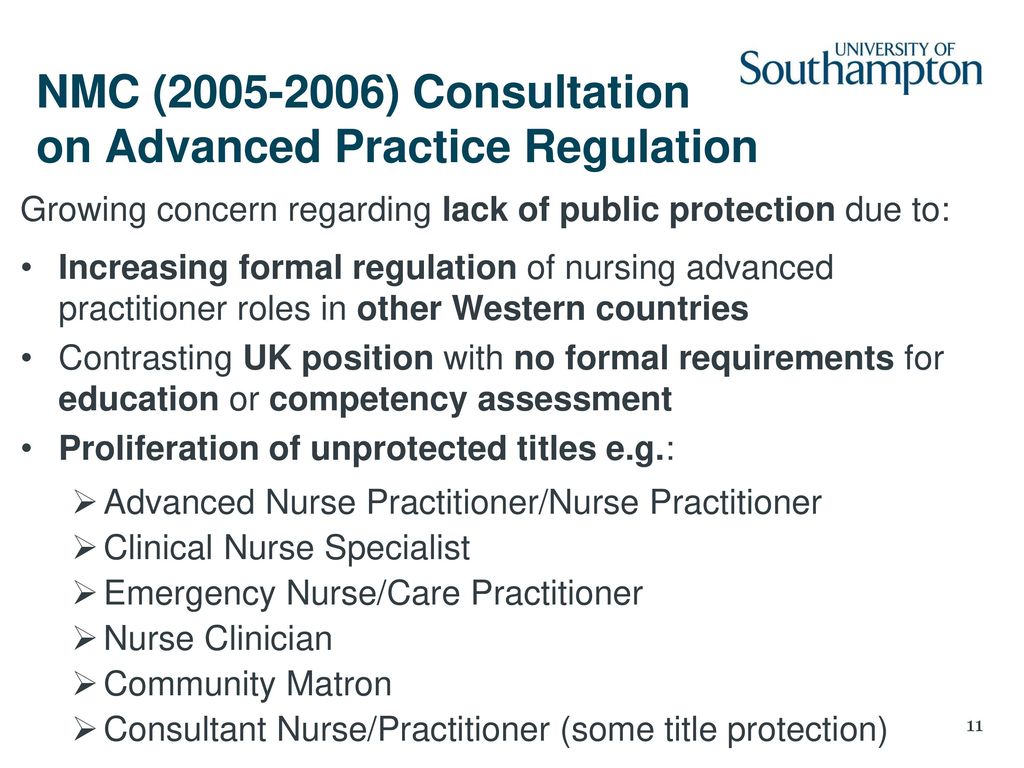 advanced nurse practitioner role