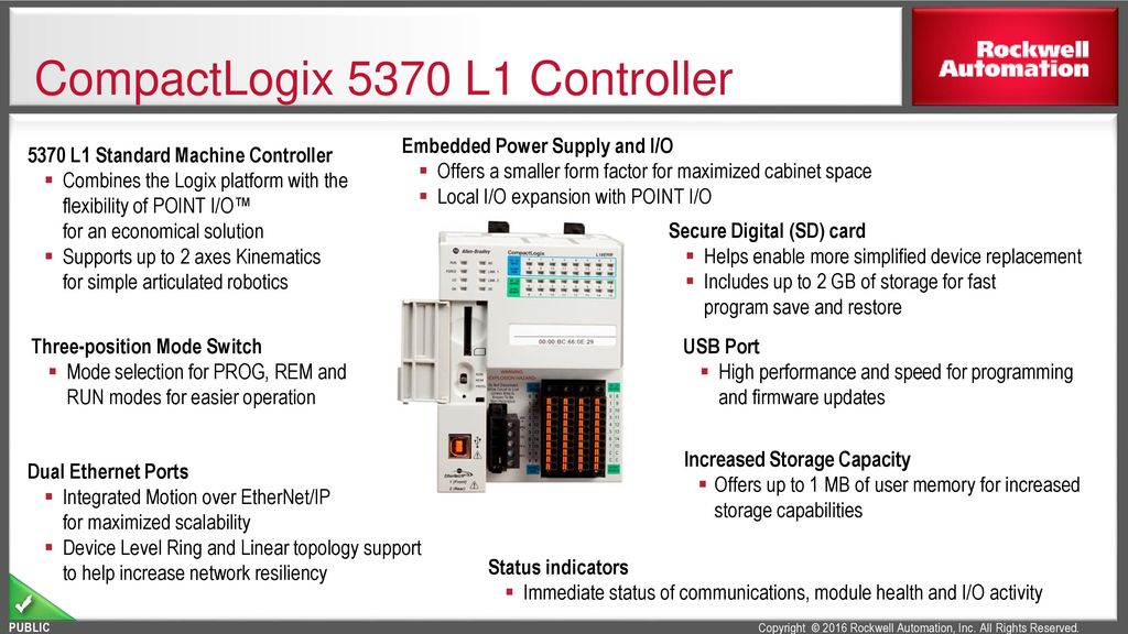 CompactLogix Controllers Portfolio - Ppt Download