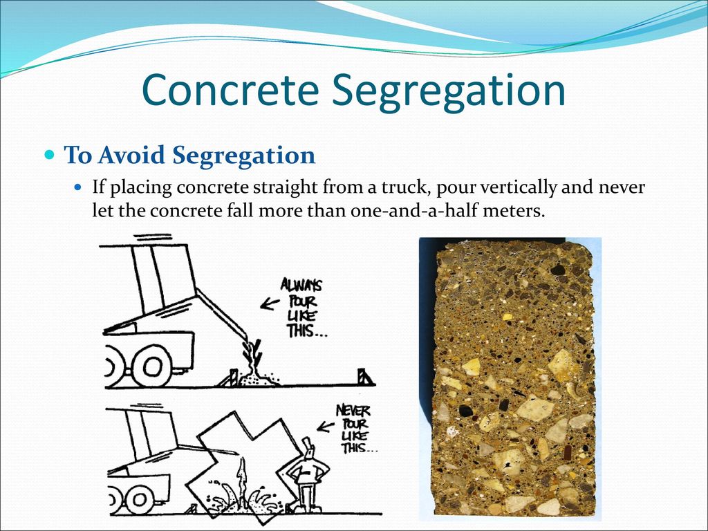 Concrete Segregation To Avoid Segregation
