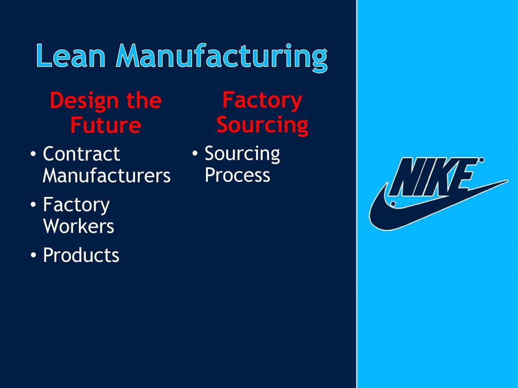 nike lean manufacturing
