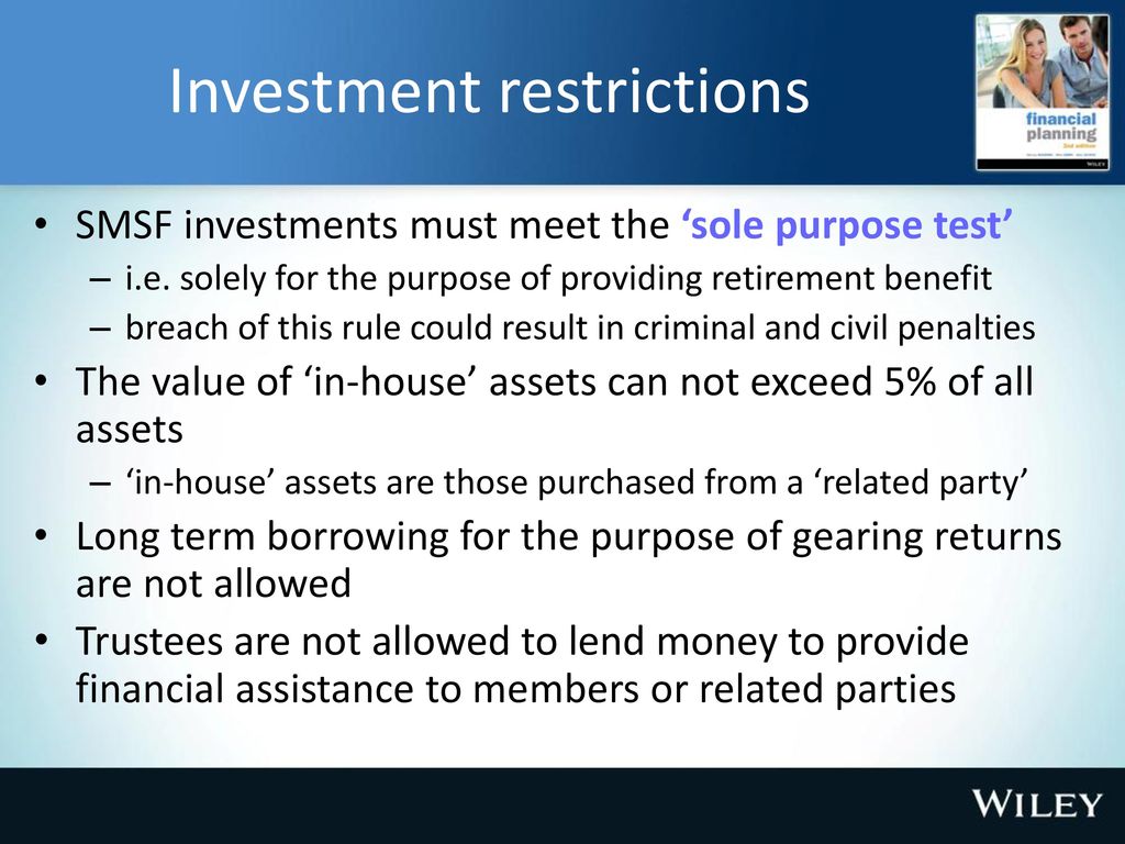 Chapter 12 Selfmanaged superannuation funds ppt download