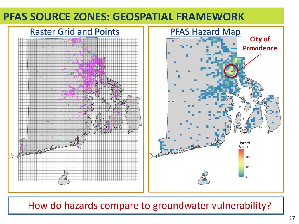 How do hazards compare to groundwater vulnerability