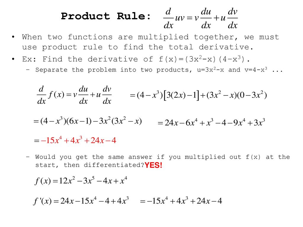 3 3 Rules For Differentiation Ppt Download