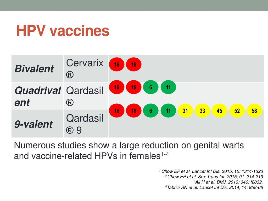 hpv vaccine quadrivalent vs 9 valent)