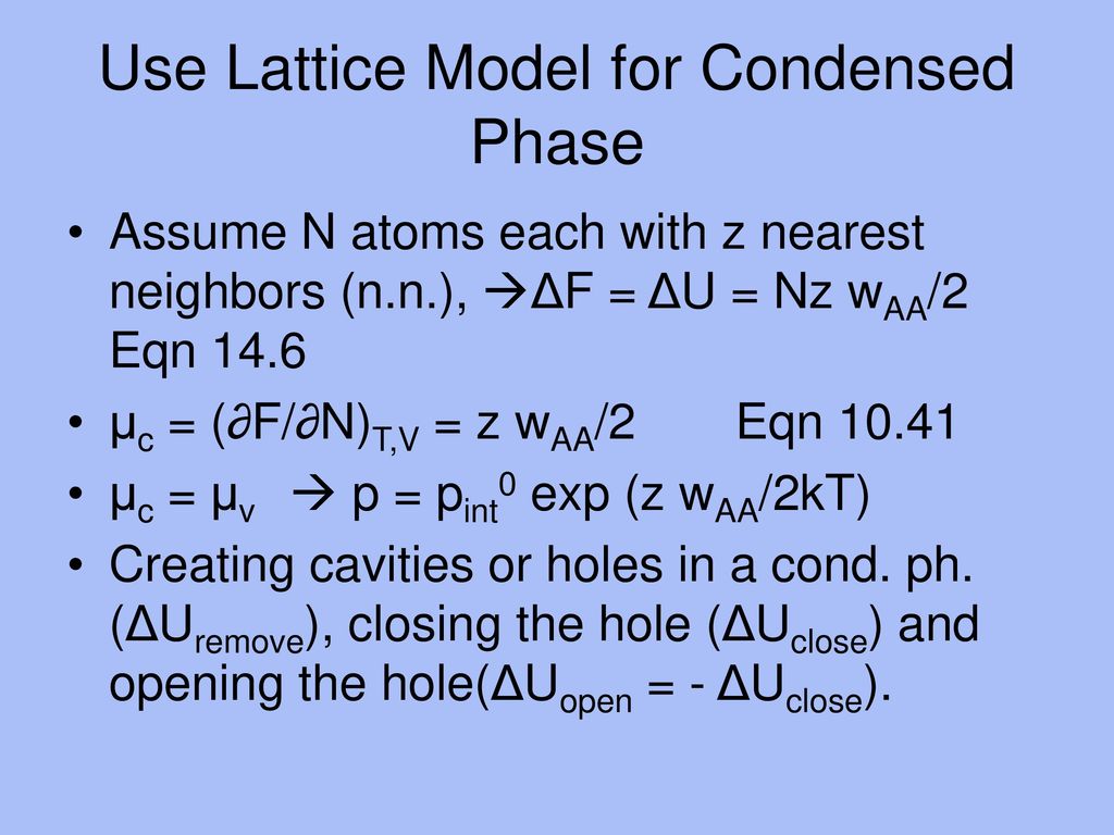 I Condensed Phase Vapor Ppt Download