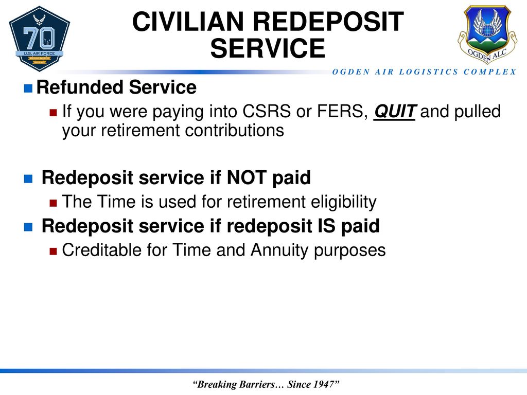 Federal Employees Retirement System (FERS) ppt video online download