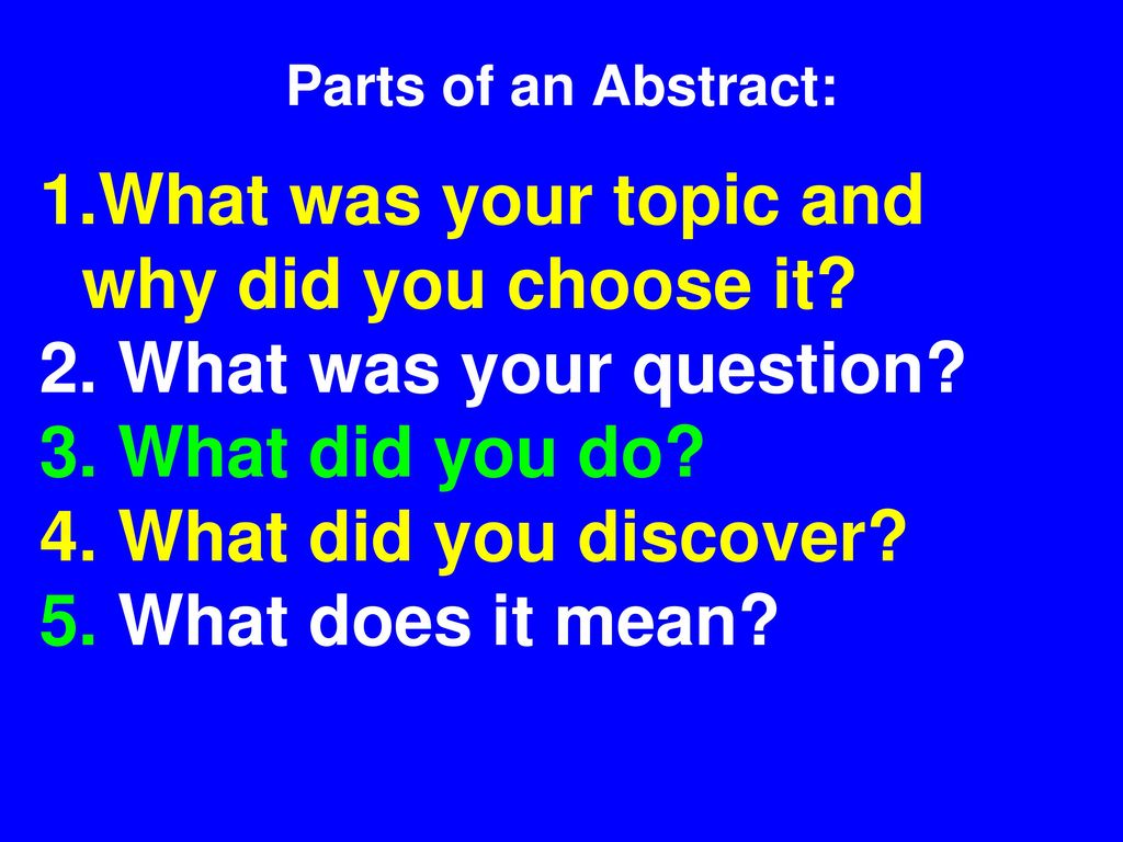 April 11 Science Fair What Did You Like And What Did You Not Like