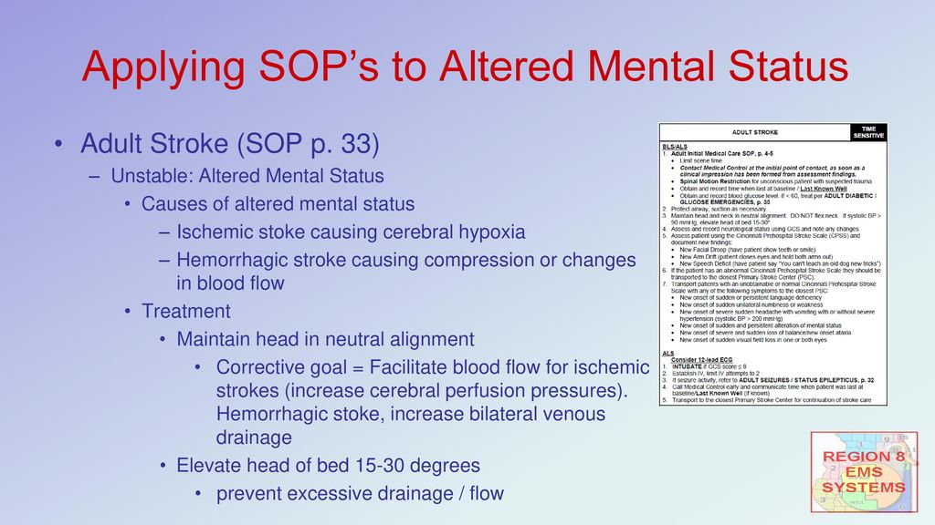 Altered Mental Status Stroke Ppt Download