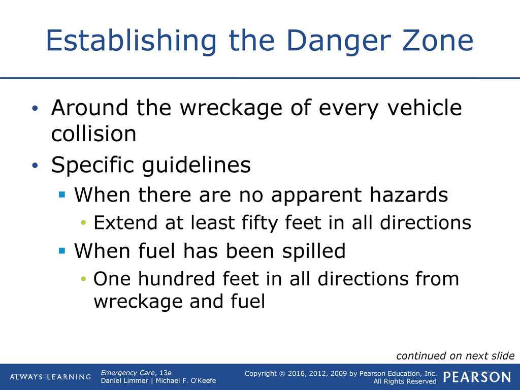Establishing the Danger Zone