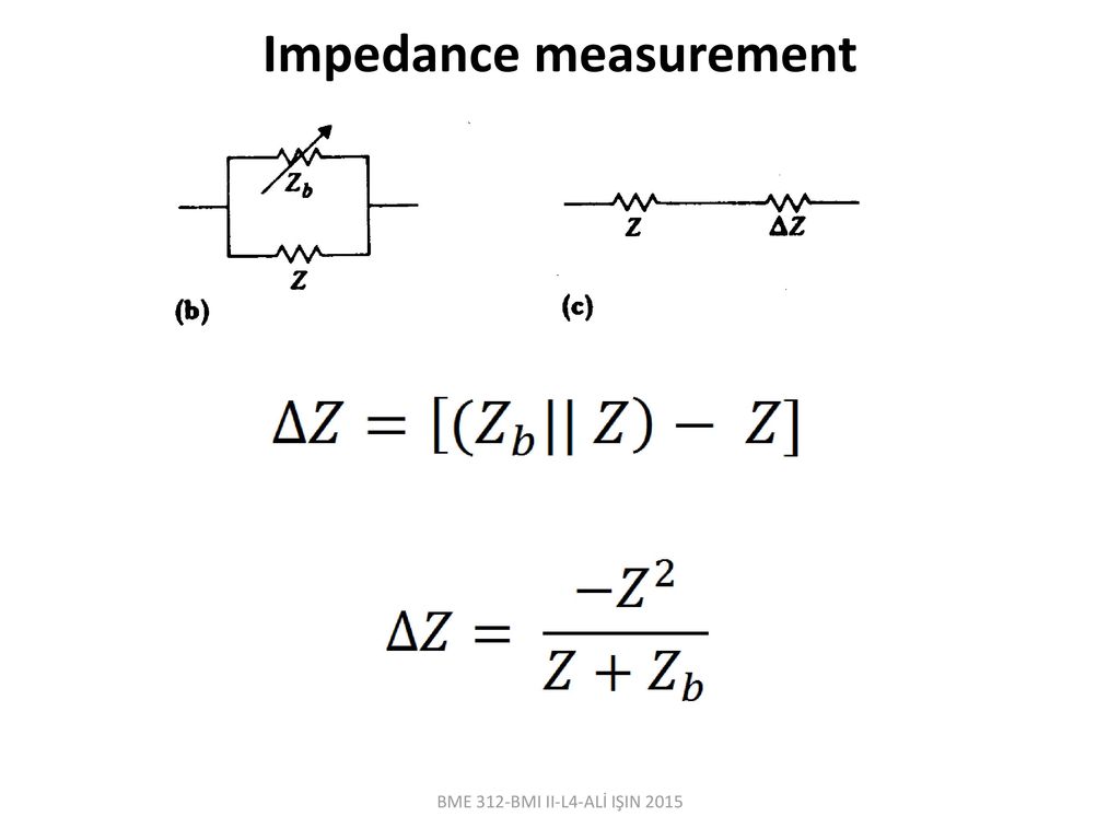 Impedance measurement