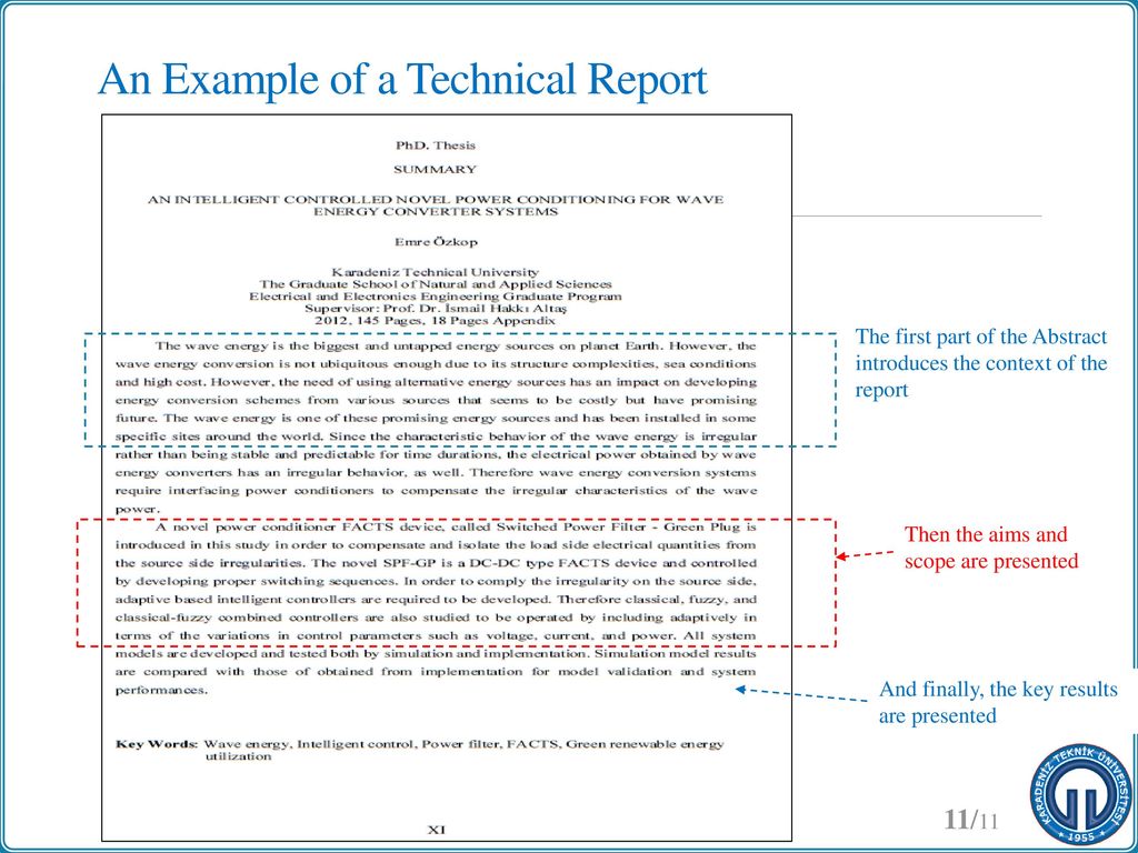 Writing Technical Reports - ppt download