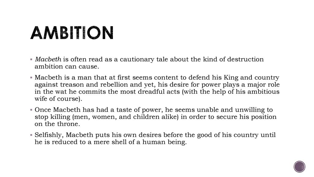Реферат: Supernatural And Ambition In Macbeth Essay Research
