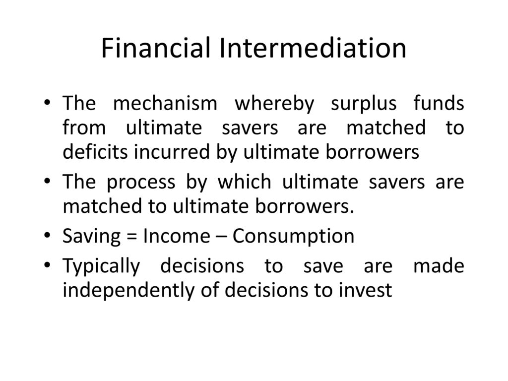 39+ Meaning of financial intermediation List