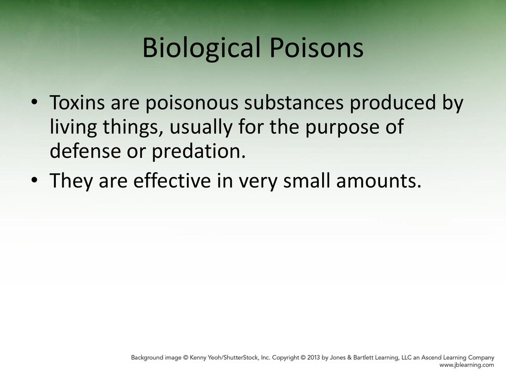 medical importance of toxins