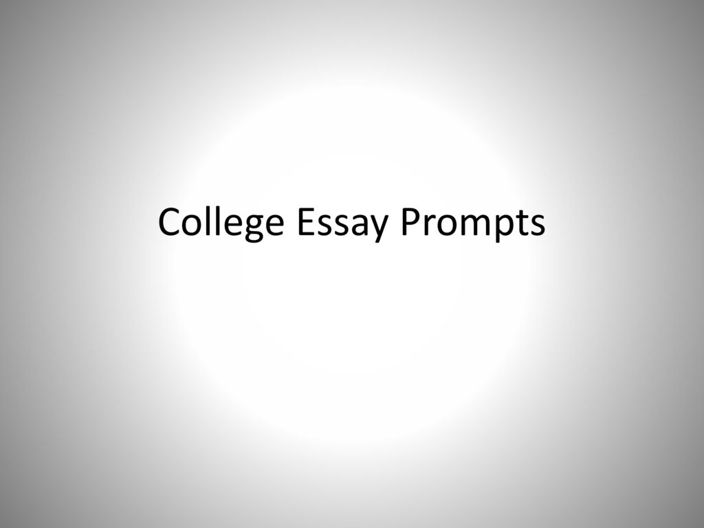 college essay idea
