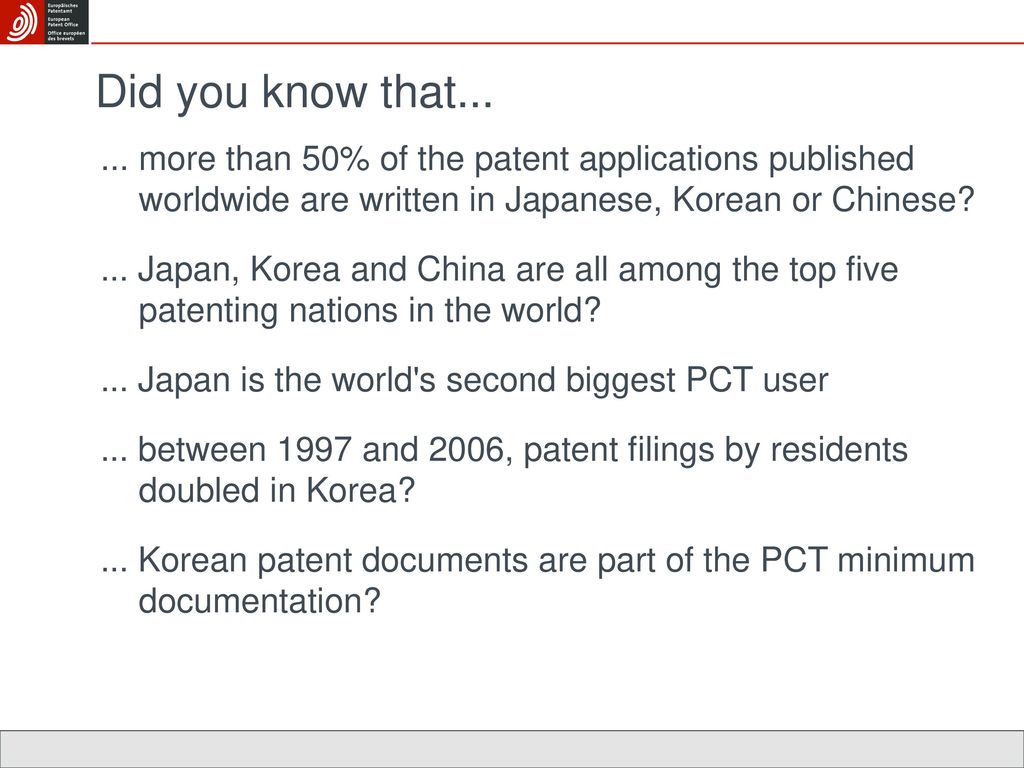 Patent Information From Japan And Korea Ppt Download