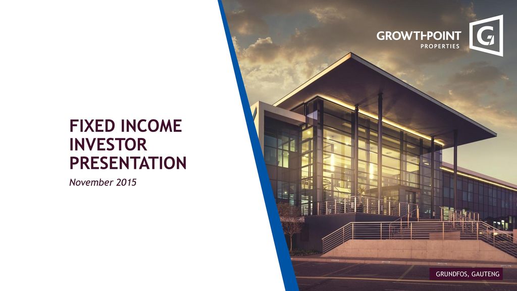 Fixed Income Investor Presentation