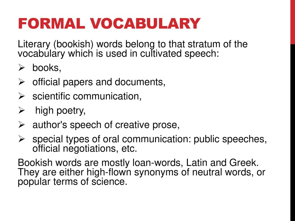 Stylistic Classification of English Vocabulary ppt video online download