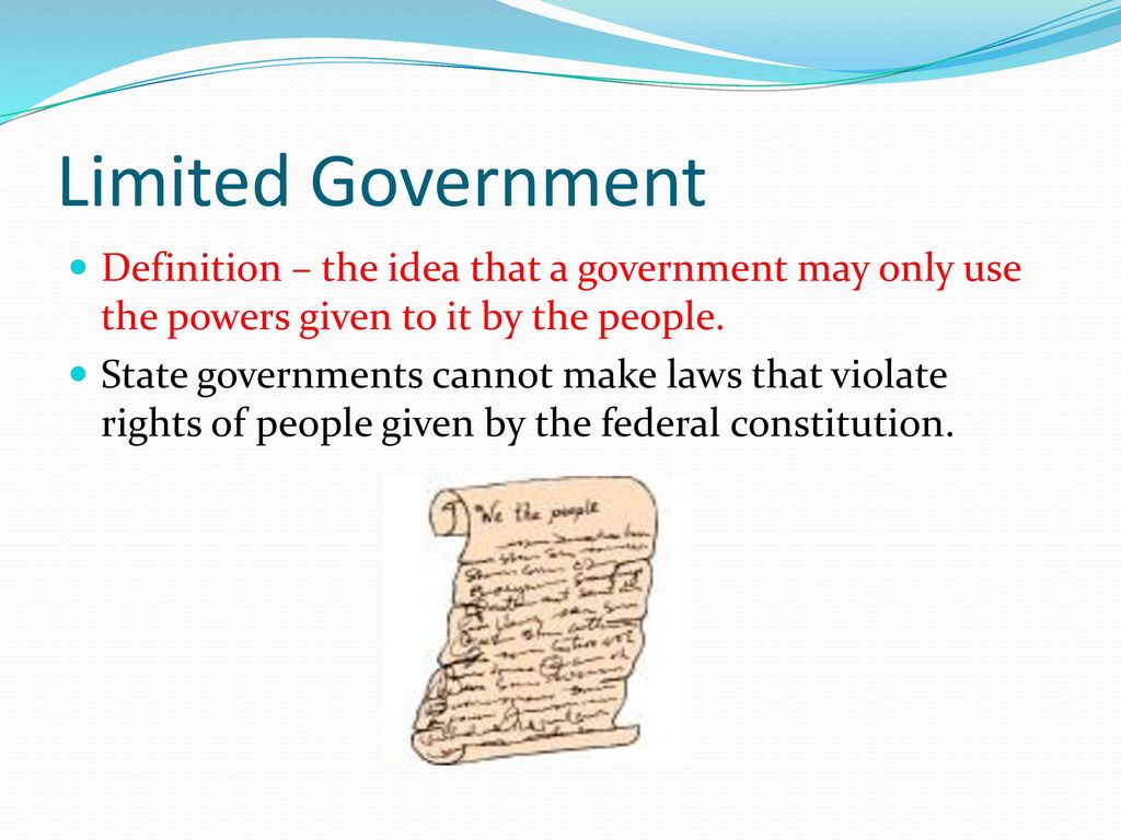 7 principles of the constitution - ppt download