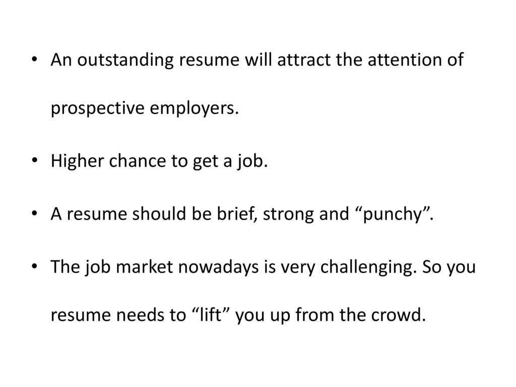 Resume Writing For The Fresh Graduates Ppt Download
