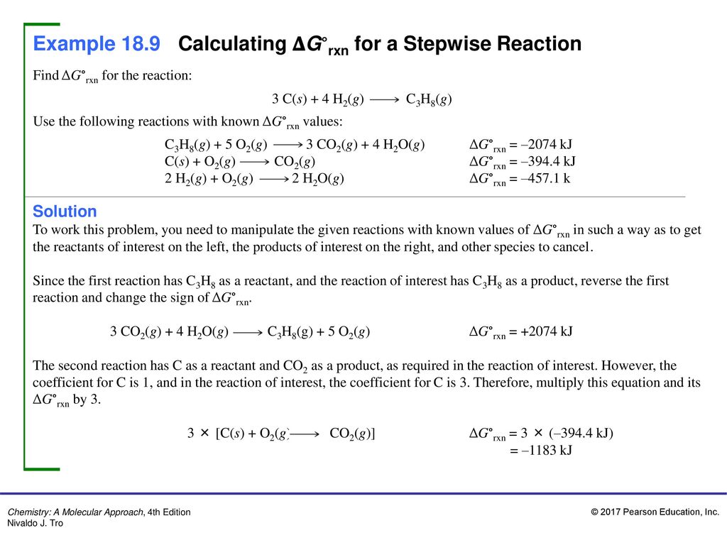 Example 18 1 Predicting The Sign Of Entropy Change Ppt Video Online Download